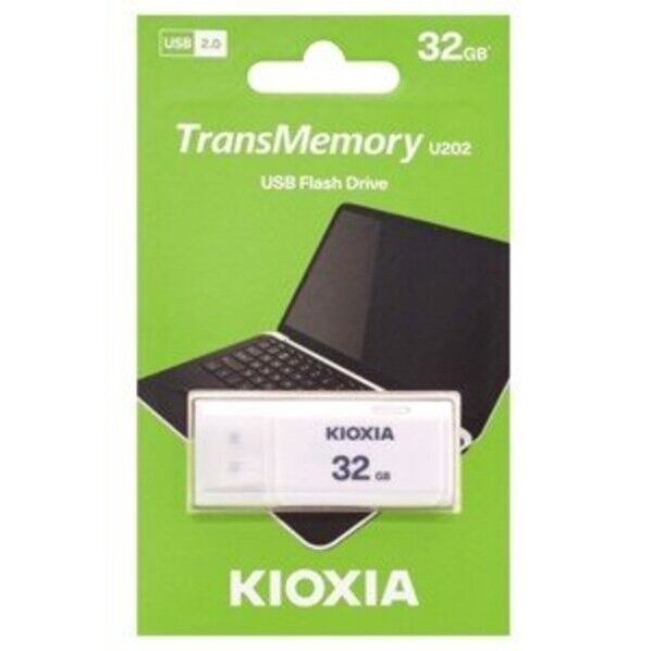 キオクシア USB2.0 32GB 白 キャップ式 LU202W032GG4 1本