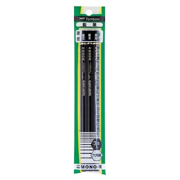 トンボ鉛筆 鉛筆モノR HB 3Pパック 1パック ASA-361 1点...