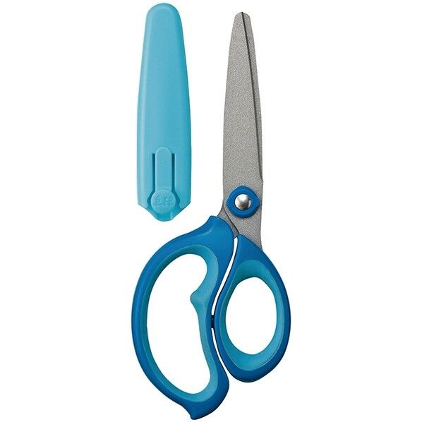 クツワ 学童はさみヒラクーノブルー