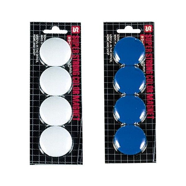 カラーマグネット 青 直径40mm