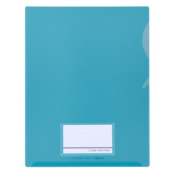 セキセイ シールック ワイドフォルダー 310×240mm ブルー CLK-2404-10 1枚...