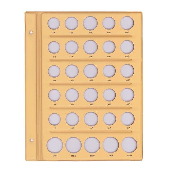 スペア台紙(普通コイン用年度表示なし)