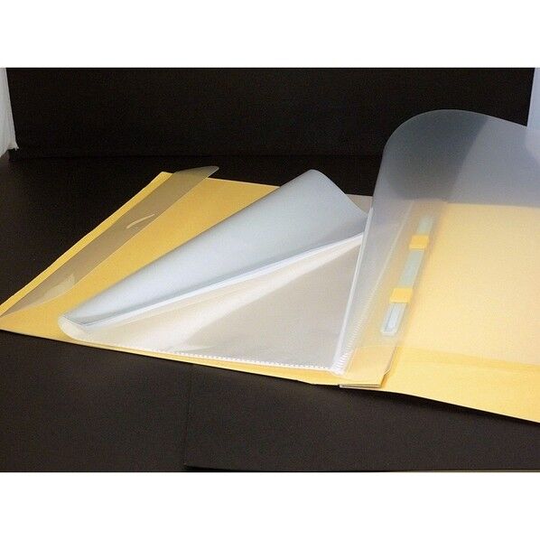 ナカバヤシ フラットポケット替台紙 A4クリアブック 10枚（中紙なし） FPR-A4-10 1個...