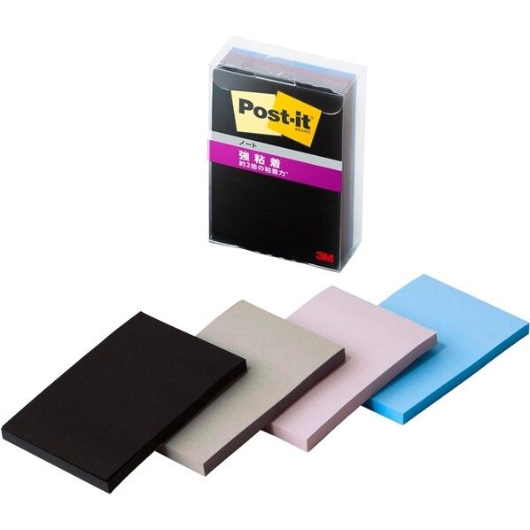 ポストイット強粘着ノート マルチカラー