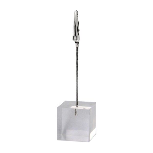 クルーズ クリップスタンド アクリル製 30x30x120mm クリア S-600 1個