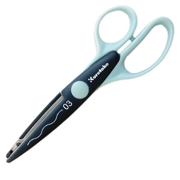 呉竹 クラフトはさみ CRAFT SCISSORS 03RICKRACK 59×164×17mm KU230-3 1個