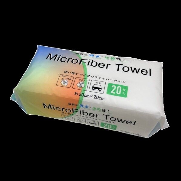 オーミケンシ 使い捨てマイクロファイバークロス 1020 20舞...