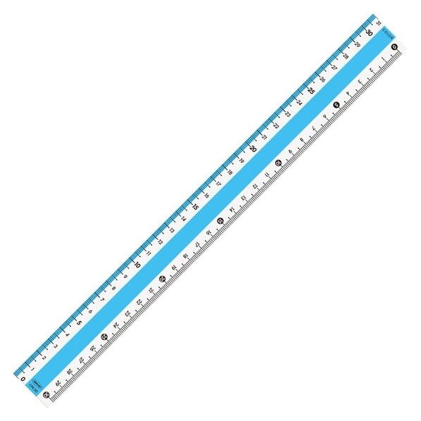 カラー定規 ブルー 30CM CPK-30-B 1本