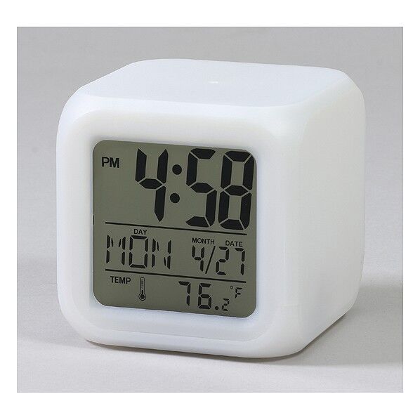 ※法人専用品※アーテック カラーチェンジクロック 79×79×78mm 5118 1個
