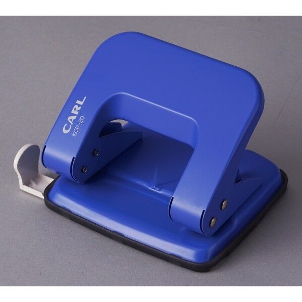2穴パンチ ブルー 穿孔枚数18枚 KCP-20-B 1点