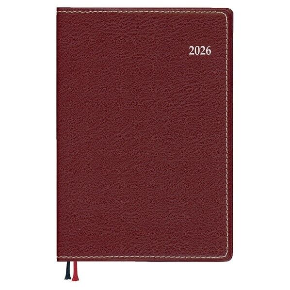 アポイント 2026 アポイント バーチカル 土日狭 レッド◆ A6 レッド E8437 1冊