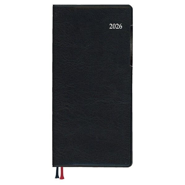 アポイント 2026 アポイント 1W+横罫 ブラック◆ 手帳 ブラック E8442 1冊