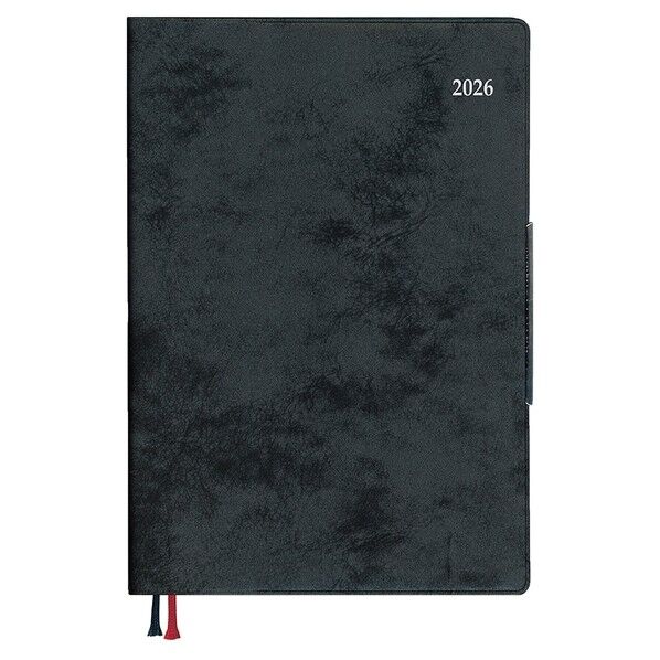 2026 アホﾟイント テﾞスク B6 1W+横罫 見出し フﾞラック◆