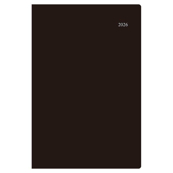 2026 アポイント マンスリー+チャート B6対応 ブラック