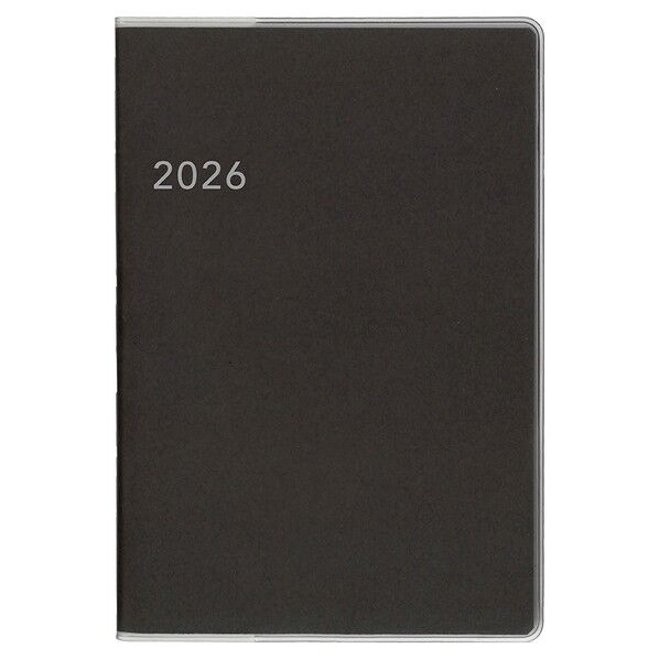 アポイント 2026 アポイントノートタイプ A6 マンスリー グレー カバー付◆ A6 グレー E8147 1冊