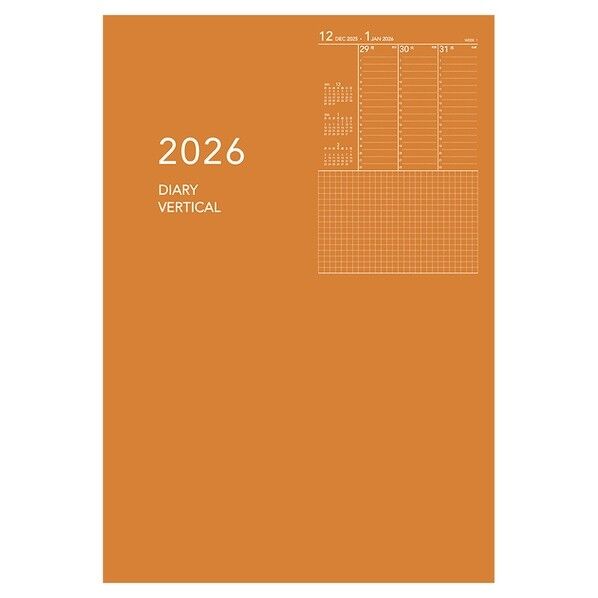 2026 アポイントノートタイプ B6 バーチカル オレンジ◆