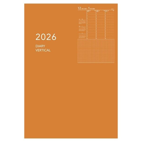 2026 アホﾟイントノートタイフﾟ A5 ハﾞーチカル オレンシﾞ◆