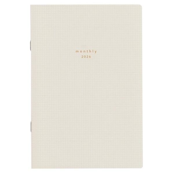 2026 isshoni.マンスリー B6 ホワイト