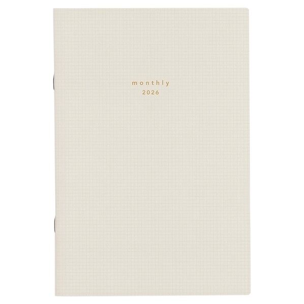 2026 isshoni.マンスリー A5 ホワイト