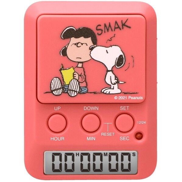 PEANUTSラーニングタイマー ピンク