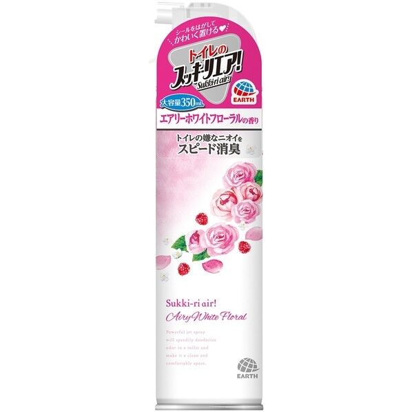 トイレのスッキーリエア！ エアリーホワイトフローラルの香り 350mL 685612 1個