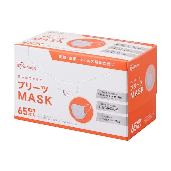 プリーツマスク 学童