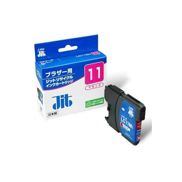 ブラザー brother LC11M対応ジットリサイクルインクカートリッジ マゼンタ JIT-B11M 1個