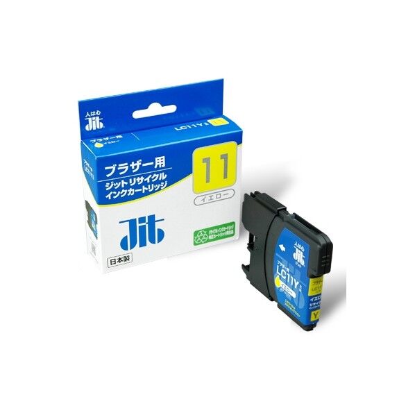 ブラザー brother LC11Y対応ジットリサイクルインクカートリッジ イエロー JIT-B11Y 1個