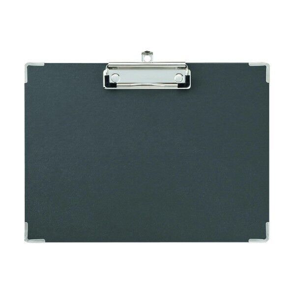 用箋挟み B5タテ 短辺とじ 収納約30枚 黒 8334 1個