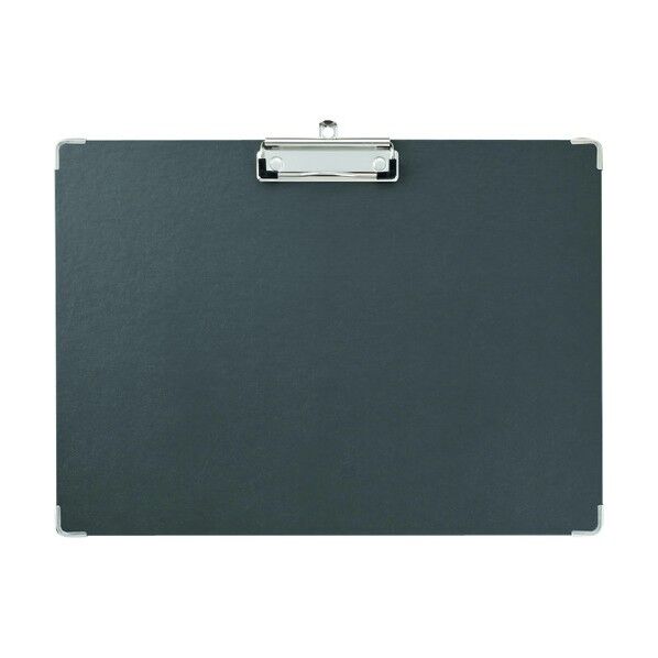 用箋挟み B4タテ 短辺とじ 収納約30枚 黒 8336 1個