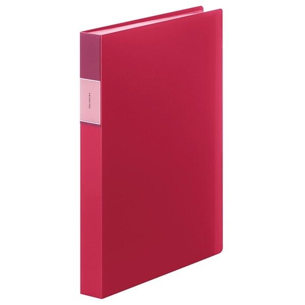 FV クリア-フアイル(透明)60P 赤 FV166-3T 1冊