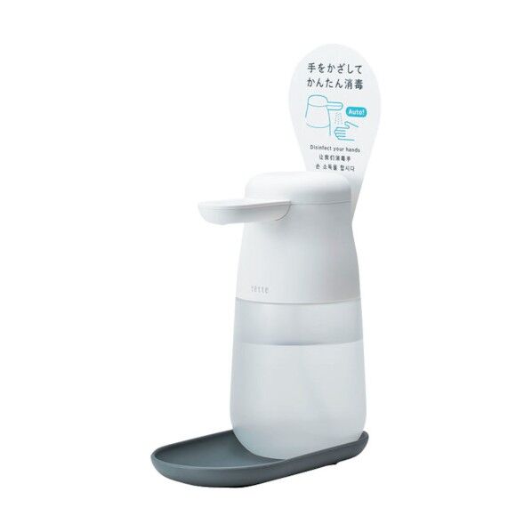 アルコ-ルディスペンサ- テッテ ホワイト 113X168X229mm 1L TE1000-W 1台