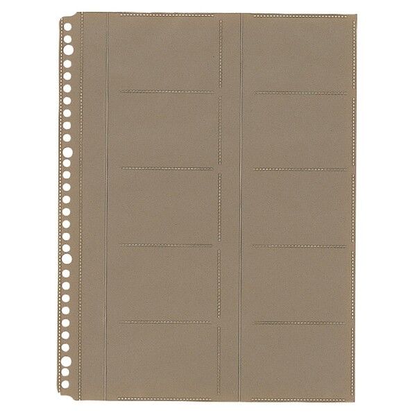 名刺ホルダ-A4-S台紙 30穴 39D 10枚