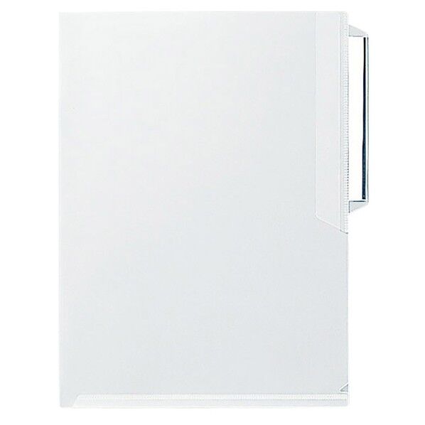 クリアーホルダー差し替え式見出し付 A4タテ型 乳白 792-10MILKWHITE 10枚