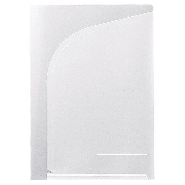 クリア-ホルダ-2ポケット A4タテ型 乳白 793-10MILKWHITE 10枚