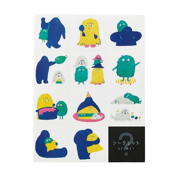 おおきめシール モンスター LSS007 1枚