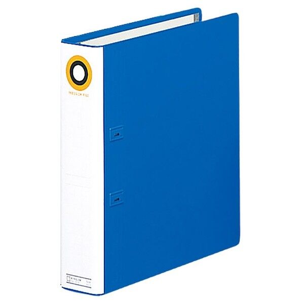 プレスロックファイル A4タテ型 青 1672 1冊