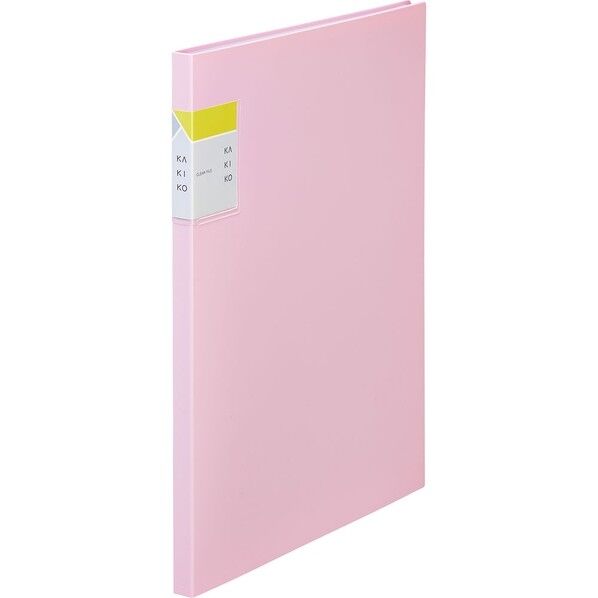 クリアーファイル カキコ20P ピンク 235X311X13mm 8632-P 1個