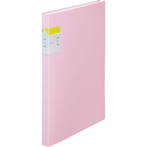 クリアーファイル カキコ40P ピンク 235X311X20mm 8632W-P 1個