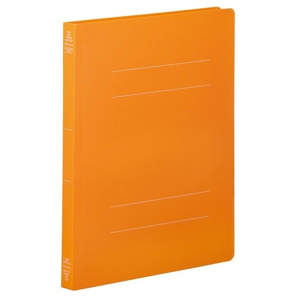 キングジム シンプリ-ズフラットファイル(PP)A4タテ型 150枚 オレンジ 4437SP-OR 1冊...