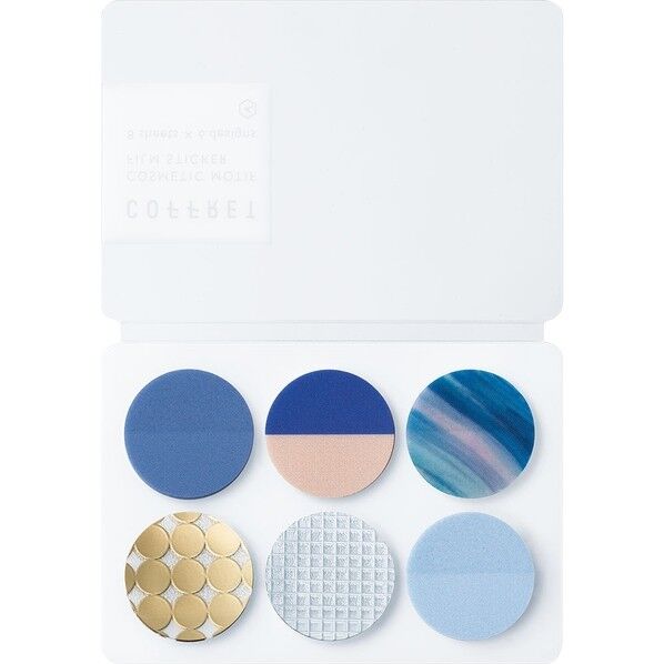 キングジム COFFRET(コフレ) CIRCLE 50×72mm ホリゾンブルー COFC001 1個