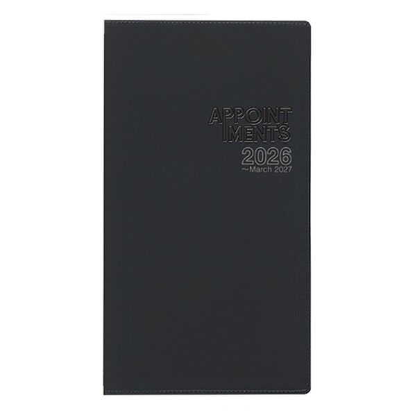 アポイントメント 2026 アポイントメント 黒 黒 D-62-BK(2026) 1冊