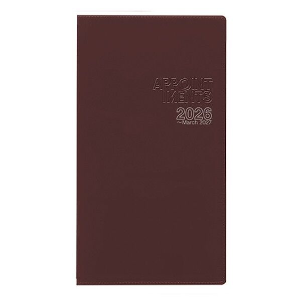 アポイントメント 2026 アポイントメント 濃赤 濃赤 D-62-DR(2026) 1冊