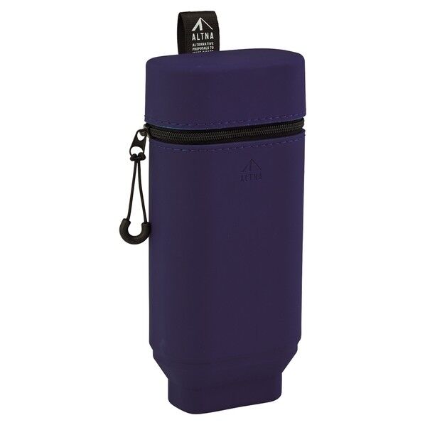 ALTNA スタンドペンケース(マグネット付) ネイビー 78×49×182mm A-7759 1個