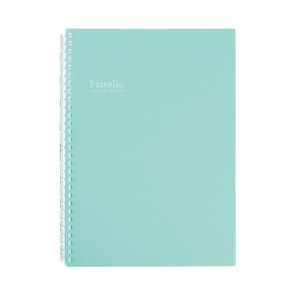 Pastello ツイストノート ライトグリーン 185×12×252mm N1908-19 1冊