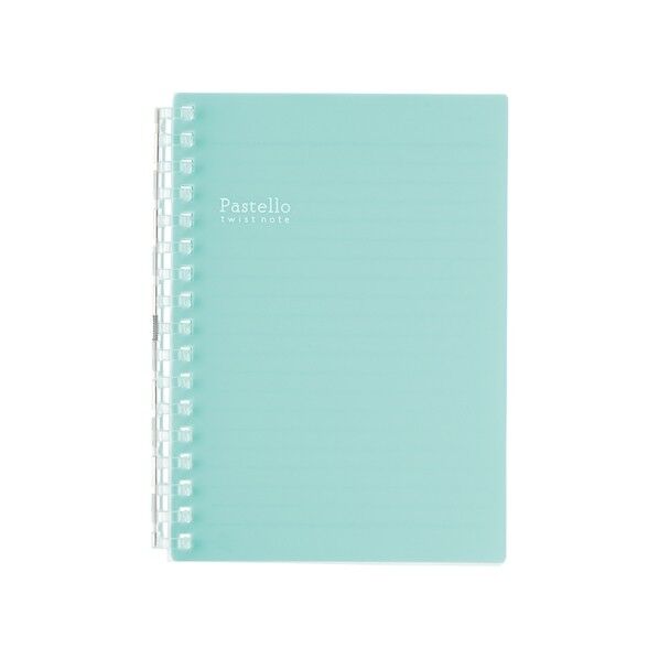 Pastello ツイストノート ライトグリーン 111×12×148mm N1964-19 1冊