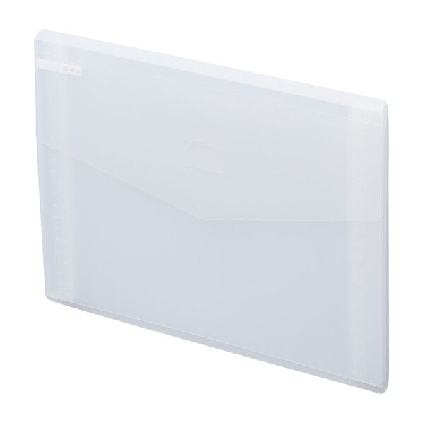 soeru スリムドキュメントファイル(ヨコ型) フロストクリヤー 325×12×240mm A8700-1 1冊