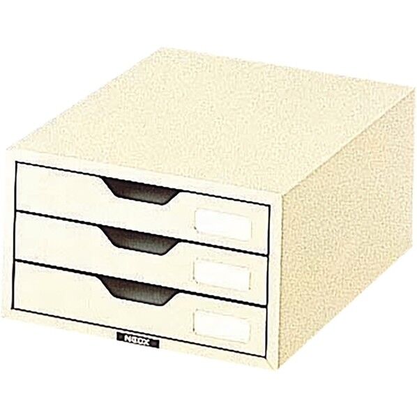 レターケース 浅3段 A4タテ型 258×341×151mm NLC-3 1