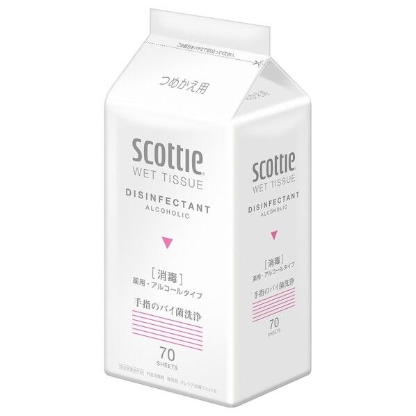 クレシア スコッティウェットティシュー消毒 つめかえ用