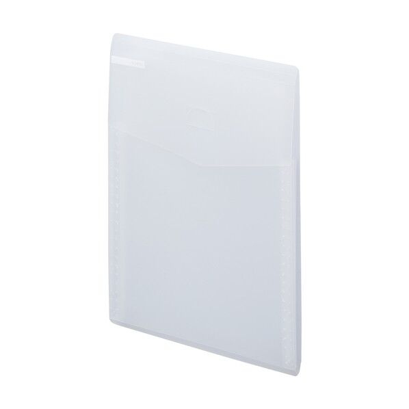 リヒトラブ soeru スリムドキュメントファイル(タテ型) 240×11×335mm フロストクリヤー A-8710-1 1冊